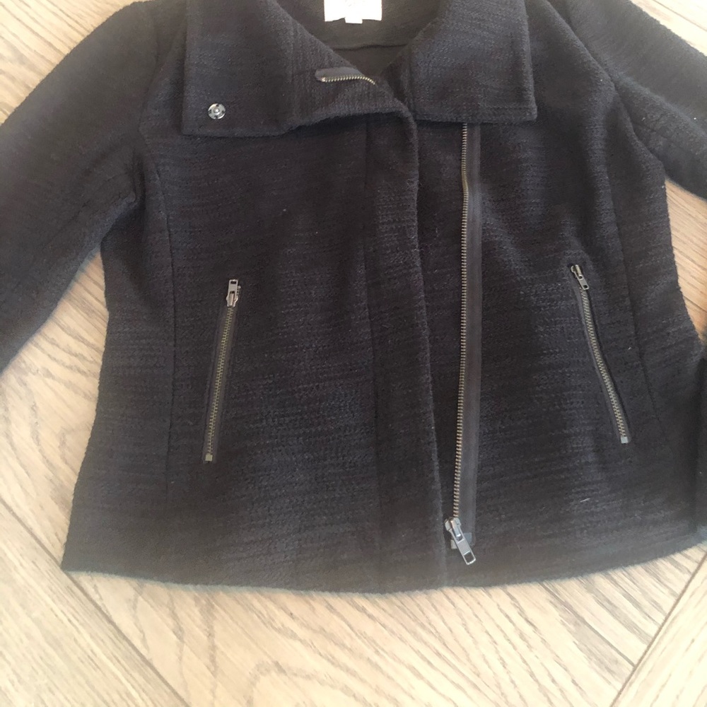 Ann Taylor Hip Length MOTO jacket